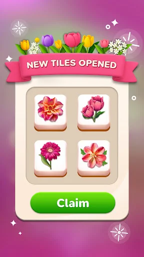 Blossom Master ڈاؤن لوڈ کریں – پھولوں کا بہترین ٹائل میچنگ گیم - Screenshot 8