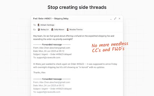 Streak Email Sharing for Gmail ڈاؤن لوڈ کریں – ای میل شیئرنگ کو آسان بنائیں - Screenshot 4