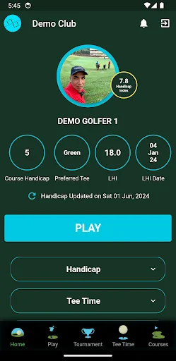 Online Golf App ڈاؤن لوڈ کریں – گالف کے انتظام کے لیے بہترین ویب سافٹ ویئر - Screenshot 3