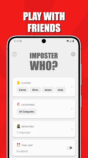 Imposter Who? ڈاؤن لوڈ کریں – دوستوں کے ساتھ بہترین ورڈ گیم - Screenshot 2