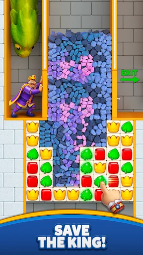 Royal Match ڈاؤن لوڈ کریں – کنگ رابرٹ کے محل کو سجائیں اور پہیلیاں حل کریں - Screenshot 6