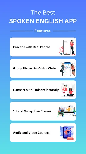 Ace Fluency ڈاؤن لوڈ کریں – انگریزی بولنے کی پریکٹس ایپ - Screenshot 2