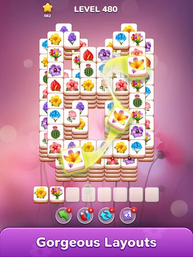 Blossom Master ڈاؤن لوڈ کریں – پھولوں کا بہترین ٹائل میچنگ گیم - Screenshot 19