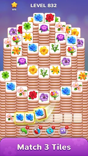Blossom Master ڈاؤن لوڈ کریں – پھولوں کا بہترین ٹائل میچنگ گیم - Screenshot 1