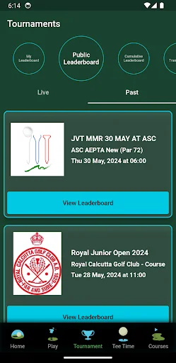 Online Golf App ڈاؤن لوڈ کریں – گالف کے انتظام کے لیے بہترین ویب سافٹ ویئر - Screenshot 1
