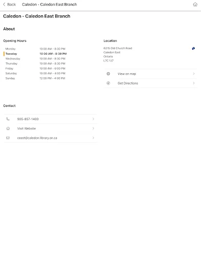 CPL Mobile ڈاؤن لوڈ کریں – Caledon Public Library تک رسائی حاصل کریں - Screenshot 18