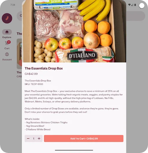 Tre’dish Groceries ڈاؤن لوڈ کریں – گروسری پر سالانہ 5000 ڈالر بچائیں - Screenshot 8
