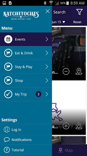 Go Natchitoches ایپ ڈاؤن لوڈ کریں – تاریخ اور سیاحت کا بہترین گائیڈ - Screenshot 1