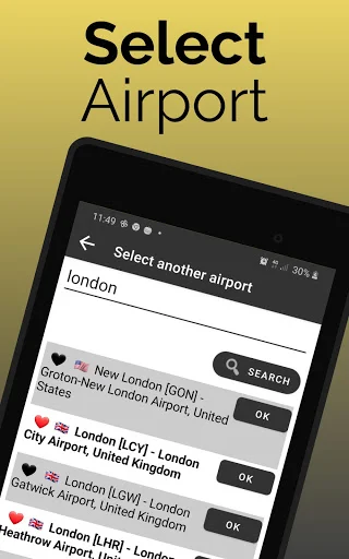 Washington Reagan Airport DCA ڈاؤن لوڈ کریں – براہ راست پرواز کی معلومات - Screenshot 9