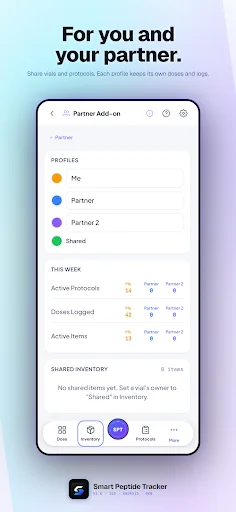 Smart Peptide Tracker ڈاؤن لوڈ کریں – پیپٹائڈ ٹریکنگ ایپ - Screenshot 4