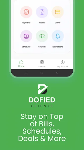 Dofied Clients ڈاؤن لوڈ کریں – فوری مطابقت پذیری کے لیے بہترین ایپ - Screenshot 1