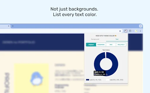 GET WEB SITE THEME COLOR ڈاؤن لوڈ کریں – ویب سائٹ کے رنگوں کی شناخت کریں - Screenshot 3