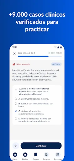Gliamediq: Simulador ENARM ڈاؤن لوڈ کریں – طبی امتحان کی تیاری - Screenshot 2