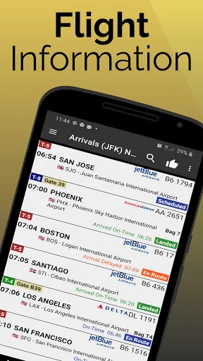 Baltimore Airport BWI ڈاؤن لوڈ کریں – پروازوں کی معلومات حاصل کریں - Screenshot 1