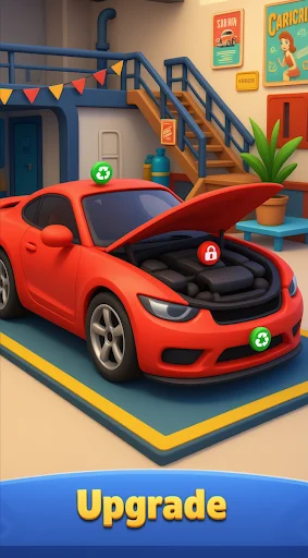 Triple Car: Match & Mod ڈاؤن لوڈ کریں – کار پزل گیم مفت - Screenshot 4