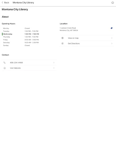 Montana Shared Catalog ڈاؤن لوڈ کریں – اینڈرائیڈ کے لیے بہترین لائبریری ایپ - Screenshot 18