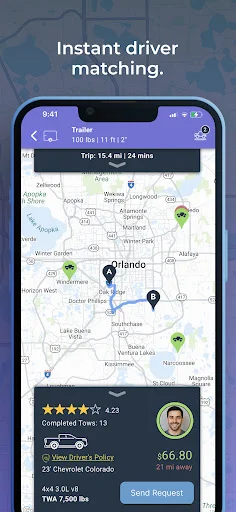 Drive & Tow ڈاؤن لوڈ کریں – پک اپ ٹرک کے ذریعے پیسہ کمائیں - Screenshot 4