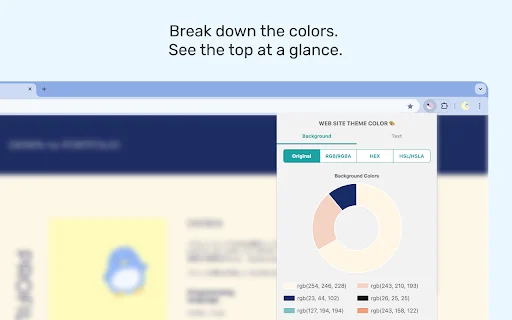 GET WEB SITE THEME COLOR ڈاؤن لوڈ کریں – ویب سائٹ کے رنگوں کی شناخت کریں - Screenshot 2