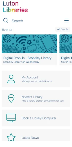 Luton Libraries ڈاؤن لوڈ کریں – اینڈرائیڈ کے لیے بہترین لائبریری ایپ - Screenshot 1