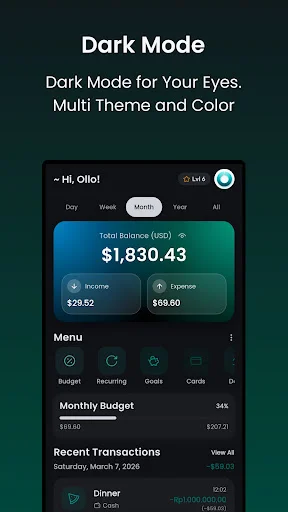 Ollo ڈاؤن لوڈ کریں – اپنے روزمرہ کے اخراجات اور بجٹ کا بہترین انتظام - Screenshot 8