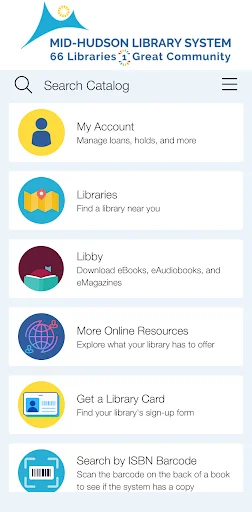 Mid-Hudson Libraries ایپ ڈاؤن لوڈ کریں – کتابوں کا خزانہ مفت حاصل کریں - Screenshot 1