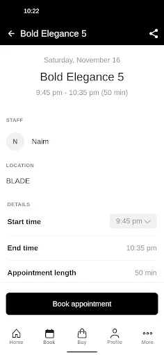 BLADE Oman ایپ ڈاؤن لوڈ کریں – عمان میں آن لائن حجام کی اپائنٹمنٹ - Screenshot 3