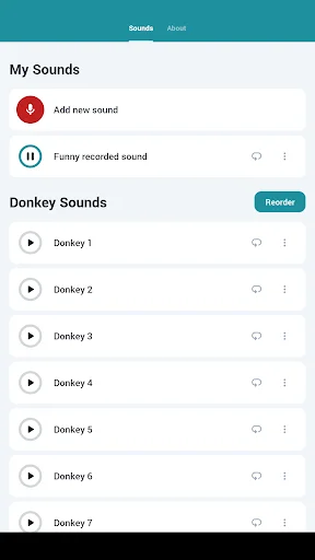 Donkey Sounds ڈاؤن لوڈ کریں – گدھے کی آوازیں مفت حاصل کریں - Screenshot 11