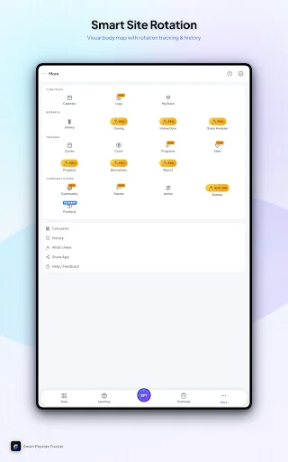 Smart Peptide Tracker ڈاؤن لوڈ کریں – پیپٹائڈ ٹریکنگ ایپ - Screenshot 21