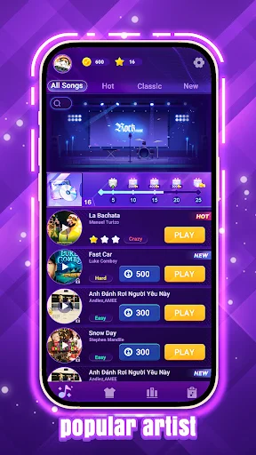 Beat Tiles 2: Piano Master ڈاؤن لوڈ کریں – بہترین میوزک گیم - Screenshot 1
