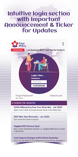 Fino Mitra ڈاؤن لوڈ کریں – فوری اور محفوظ رقم کی منتقلی ایپ - Screenshot 1