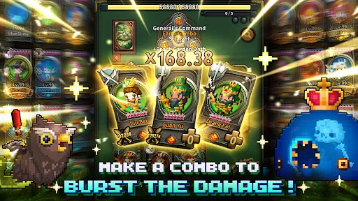 Triple Fantasy ڈاؤن لوڈ کریں – کارڈ آر پی جی اور پکسل حکمت عملی - Screenshot 3