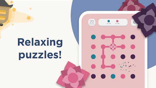 Two Dots ڈاؤن لوڈ کریں – رنگین ڈاٹس ملائیں اور دلچسپ پہیلیاں حل کریں - Screenshot 5