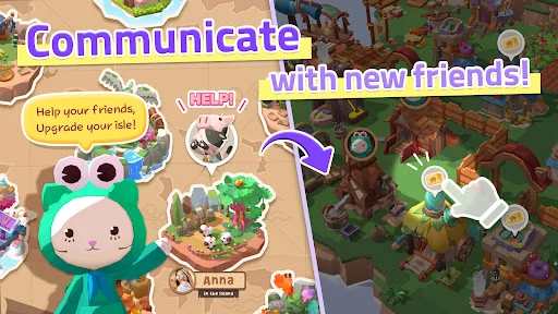 The Secret of Cat Island ڈاؤن لوڈ کریں – بلیوں کا پیارا فارمنگ گیم - Screenshot 21