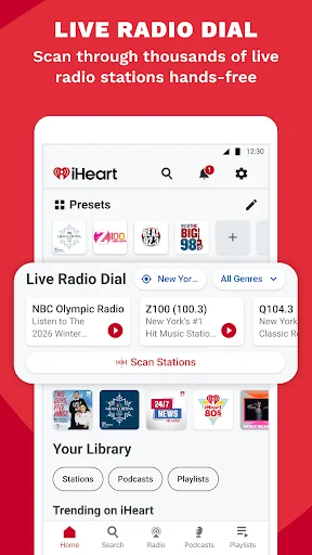 iHeart ڈاؤن لوڈ کریں – میوزک، ریڈیو اور پوڈکاسٹ سنیں - Screenshot 4