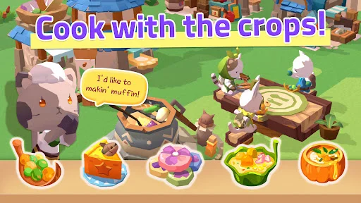 The Secret of Cat Island ڈاؤن لوڈ کریں – بلیوں کا پیارا فارمنگ گیم - Screenshot 20