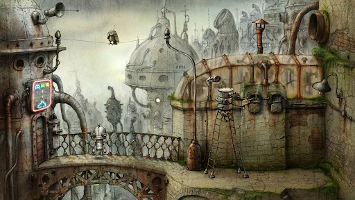 Machinarium ڈاؤن لوڈ کریں – روبوٹ سٹی ایڈونچر گیم پلے - Screenshot 4