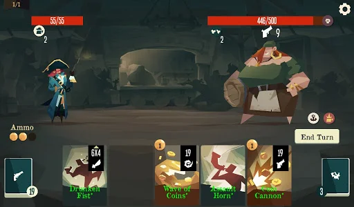 Pirates Outlaws ڈاؤن لوڈ کریں – بہترین Roguelike کارڈ گیم - Screenshot 7