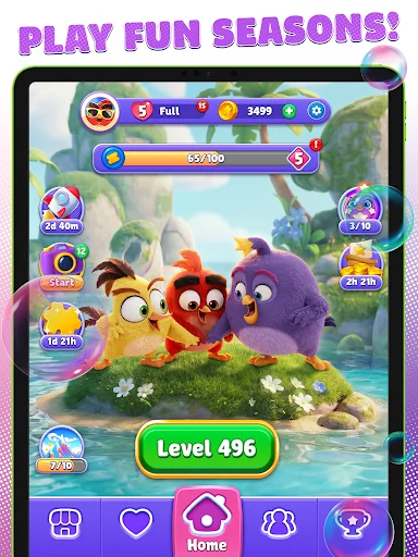 Angry Birds Dream Blast ڈاؤن لوڈ کریں – دلچسپ پزل ایڈونچر - Screenshot 17
