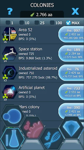 Bacterial Takeover ڈاؤن لوڈ کریں – بیکٹیریا ٹائکون آئیڈل گیم - Screenshot 3