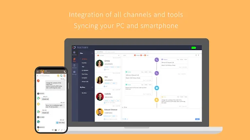 TexTory CRM ڈاؤن لوڈ کریں – کالز اور ایس ایم ایس کا بہترین انتظام - Screenshot 6