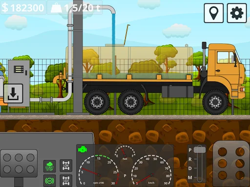 Mini Trucker ڈاؤن لوڈ کریں – بہترین 2D آف روڈ ٹرک سمیلیٹر گیم - Screenshot 20