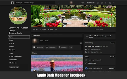 Super Dark Mode ڈاؤن لوڈ کریں – آنکھوں کے لیے بہترین ڈارک موڈ - Screenshot 1