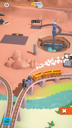 Rail Master Tycoon ڈاؤن لوڈ کریں – بہترین ریل ٹائکون گیم - Screenshot 8