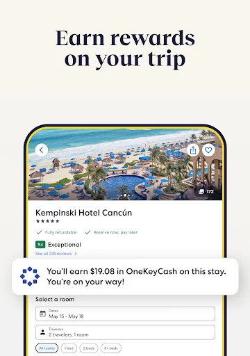 Expedia ڈاؤن لوڈ کریں – سستے ہوٹل، پروازیں اور کاریں بک کریں - Screenshot 11