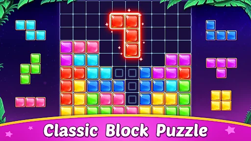 Block Puzzle ڈاؤن لوڈ کریں – کلاسک ٹیٹریس اسٹائل آف لائن گیم - Screenshot 1
