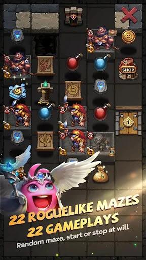 Gumballs & Dungeons ڈاؤن لوڈ کریں – بہترین Roguelike RPG - Screenshot 14