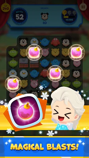 Disney Pop Town ڈاؤن لوڈ کریں – دلچسپ میچ 3 پزل گیم - Screenshot 3