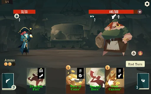 Pirates Outlaws ڈاؤن لوڈ کریں – بہترین Roguelike کارڈ گیم - Screenshot 14
