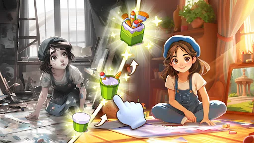 Merge Artist ڈاؤن لوڈ کریں – بہترین پزل اور انضمام کا کھیل - Screenshot 1