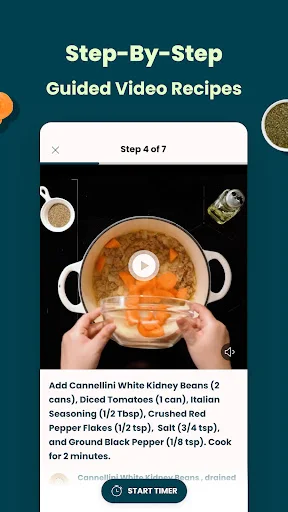 SideChef ڈاؤن لوڈ کریں – مزیدار ترکیبیں اور میل پلان مفت - Screenshot 24